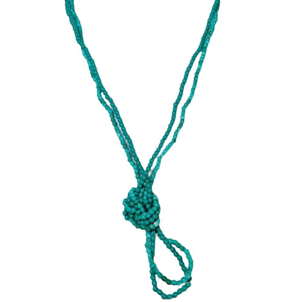 Beaded Necklaces Adjustable Knot Boho Southwestern Statement - Picture 5 of 9